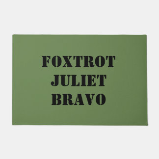 FOXTROT JULIET BRAVO DEURMAT