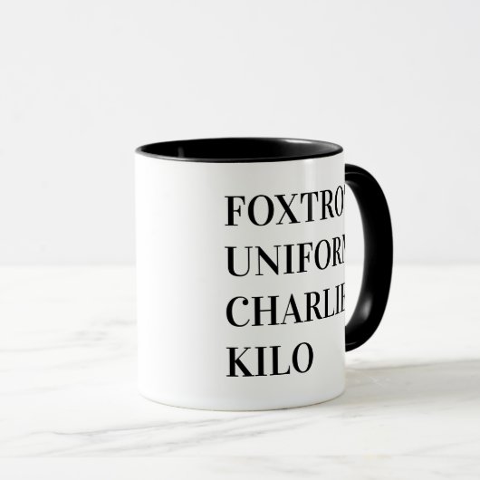 FOXTROT UNIFORM CHARLIE KILO MOK (Voorkant rechts)