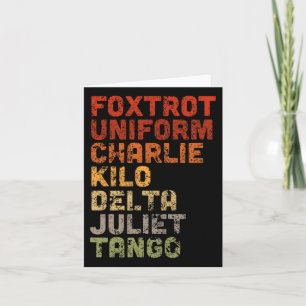 Foxtrot Uniform DJT Kaart