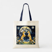 Foxtrot van Moonlight Tote Bag (Achterkant)