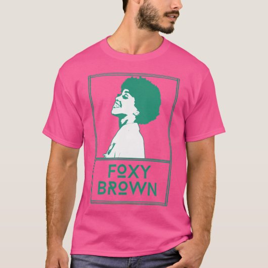 Foxy Brownretro Fan artwork T-shirt (Voorkant)