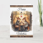 Foxy - Carte de Saint-Valentin Joyeuse (Devant)
