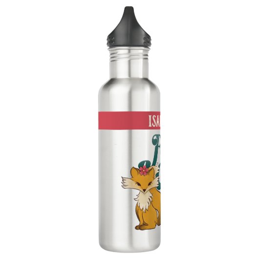 Foxy Cute avec bouteille d'eau de fleurs (Gauche)