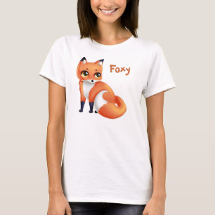 Foxy Cute Kawaii cartoon fox T-shirt