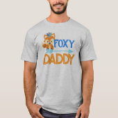 Foxy Daddy Wild One Blue Woodland Party T-shirt (Devant)