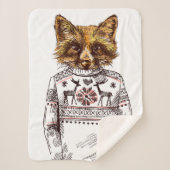 Foxy DPRY Fox Sherpa Deken (Voorkant)