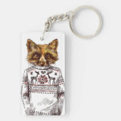 Foxy DPRY Fox Sleutelhanger (achterkant)