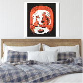 Foxy FItzroy op Stretched Canvas (Insitu (Slaapkamer))