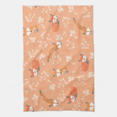 Foxy Floral Pattern Theedoek (Verticaal)