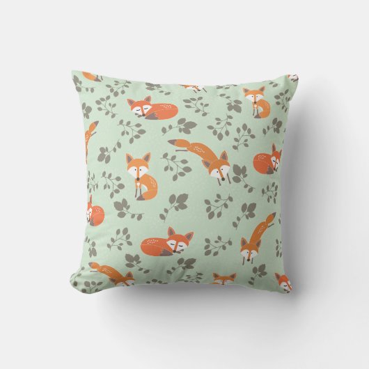 Foxy Floral Pillow Kussen (Voorkant)