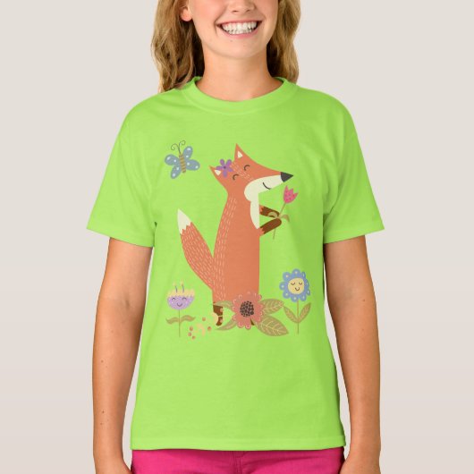Foxy Forest TShirt T-shirt Fox (Devant)