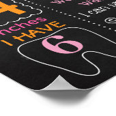 Foxy Fox-bord voor eerste verjaardag Poster (Hoek)