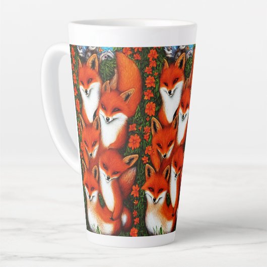 Foxy Fun Latte Mok (Linkerhoek)