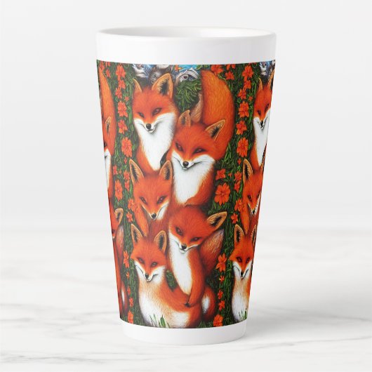 Foxy Fun Latte Mok (Voorkant)