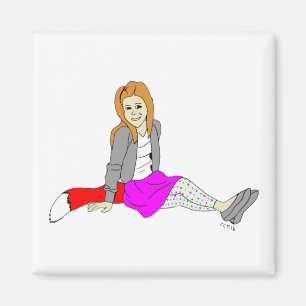 foxy girl magnet magneet