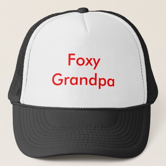 Foxy Grandpa Trucker Pet (Voorkant)