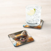 Foxy-Grin Bier Onderzetter (Rechterzijde)