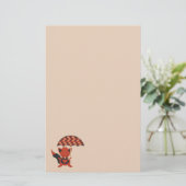 Foxy Hearts Briefpapier (Staand voorkant)