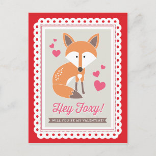 Foxy Hey! door het Briefkaart van Valentijn van