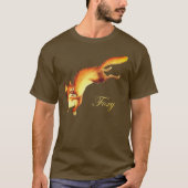 Foxy -  Japanse schets van Fox T-Shirt (Voorkant)