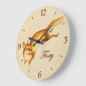 "Foxy" — Japanse schets van vossen Grote Klok (Hoek)