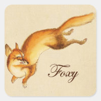 "Foxy" —  Japanse schets van vossen