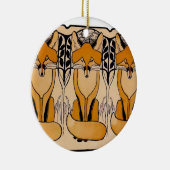Foxy Keramisch Ornament (Rechts)