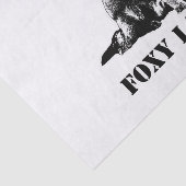 Foxy lady concept illustratie tissuepapier (Detail)