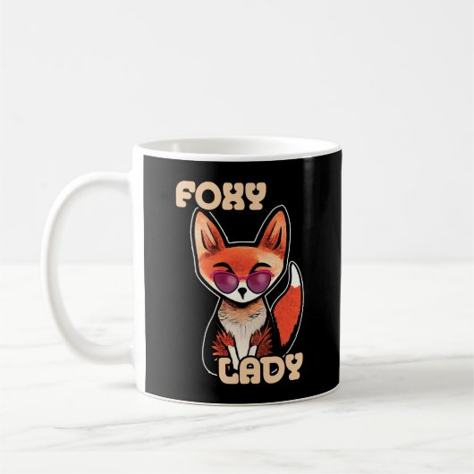 Foxy Lady | Cute Fox Koffiemok (Links)