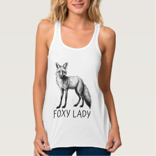 Foxy Lady - Racerback Tanktop