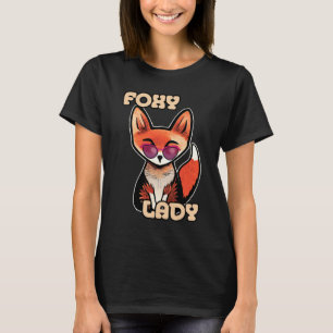 Foxy Lady Schattige Vos T-shirt