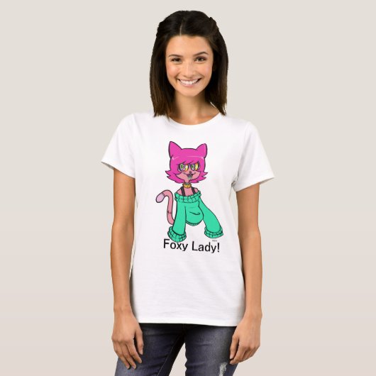 Foxy Lady T-shirt (Voorkant volledig)