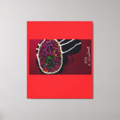 Foxy Ladybug Bride Canvas Afdruk (Voorkant)