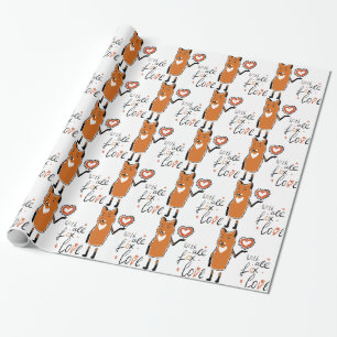 Foxy Love Cadeaupapier