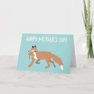Foxy Mama-kaart van Husband Kaart