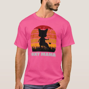 Foxy Mama Retro  vossenliefhebbers, Kookmoeder T-shirt