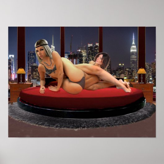 Foxy Penthouse Wrestling Poster (Voorkant)