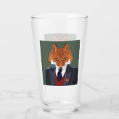 Foxy Portrait Glas (Achterkant)