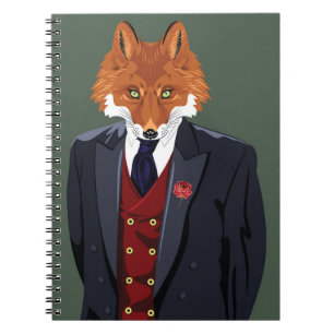 Foxy Portrait Notitieboek