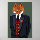 Foxy Portrait Poster (Voorkant)