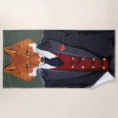 Foxy Portrait Strandlaken (Voorkant)