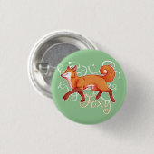 Foxy Ronde Button 3,2 Cm (Voorkant /achterkant)