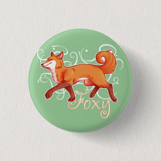 Foxy Ronde Button 3,2 Cm (Voorkant)
