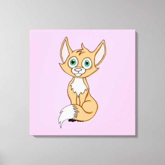 Foxy Roxy 24 x 24 Canvas Afdruk (Voorkant)
