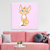Foxy Roxy 24 x 24 Canvas Afdruk (Insitu (Woonkamer))