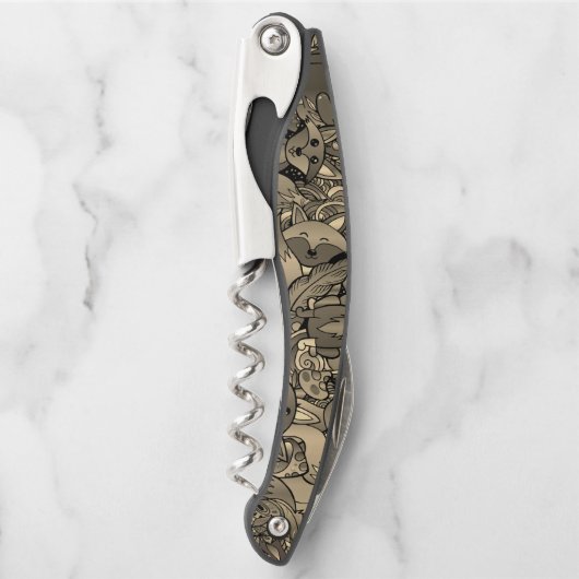 Foxy Sepia Tone Kurkentrekker (Voorkant)