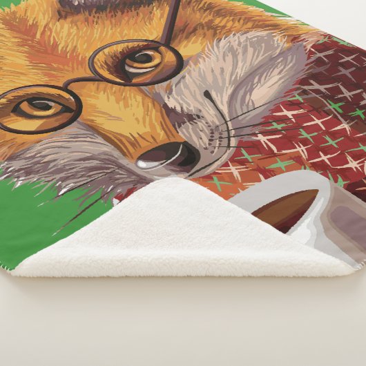 Foxy Tea Time Sherpa Deken (3/4)