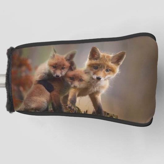 Foxy Triplets Golfheadcover (Voorkant)