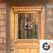 Foxy Triplets Raamsticker (Huis Deur)