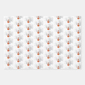 Foxy Winter Forest Inpakpapier Vel (Voorkant 2)